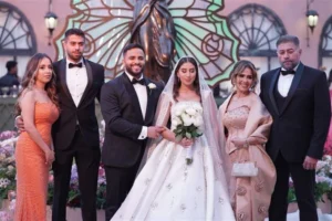 زفاف نجل الفنان محمد فؤاد : عمرو دياب ونخبة من نجوم الفن يشعلون حفل الزفاف في القاهرة”