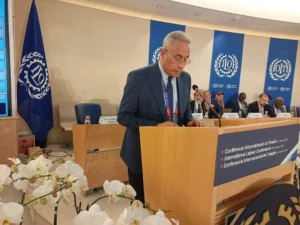 وزير العمل يلقي كلمة مصر أمام مؤتمر العمل الدولي بجنيف