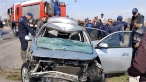 إصابة 4 لاعبين من نادي سيراميكا كليوباترا في حادث انقلاب سيارة بالجيزة