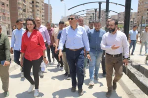 محافظ الجيزة يعاين الموقع المقترح لإنشاء نقطه شرطة بالإسكان البديل بحدائق أكتوبر
