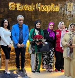 الشيخه نوال حمود الصباح من دولة الكويت فى زيارة رسمية لمستشفى الطريق للطب النفسى وعلاج الأدمان
