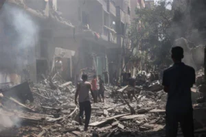 رئيس المجلس الوطني الفلسطيني يدين قصف الاحتلال الإسرائيلي مدرسة تؤوي نازحين في غزة