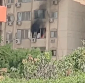 نشوب حريق داخل شقة سكنية بحدائق الأهرام