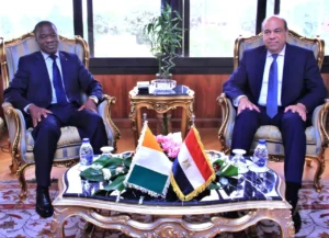 ️خلال لقائه بسفير كوت ديفوار لدى جمهورية مصر العربية        