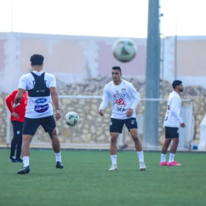 منتخب مصر يخوض تدريبًا صباحيًا بإستاد الدفاع الجوي