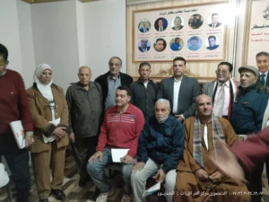 حزب الثورة بكفر الزيات يحتضن أكبر أمسيه ثقافيه لشعراء وأدباء نادى الادب بقصر الثقافه تحت عنوان فى حب مصر