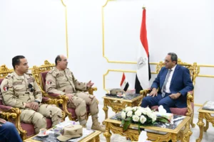 محافظ قنا ورئيس الشعبة الهندسية بالمنطقة الغربية يناقشان مستجدات مشروعات “حياة كريمة”•