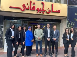 طلاب “إيجوث” يتعرفون على الإرث التاريخي لفندق سان جيوفاني بالإسكندرية
