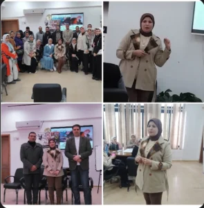 مركز تنمية قدرات أعضاء هيئة التدريس والقيادات بجامعة دمنهور يواصل الدورات.