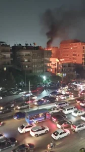 حريق مروع في مطعم شهير بمصر الجديدة يشعل الذعر بين الأهالي