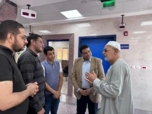 مدير فرع هيئة الرعاية الصحية بأسوان يتفقد وحدة طب أسرة السد العالي استعدادًا لانضمامها للهيئة