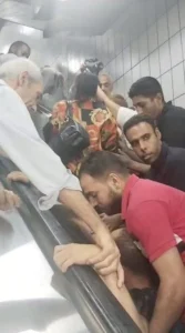 ذعر بمحطة مسرة بعد سقوط كرسي متحرك على السلم الكهربائي وإصابة ركاب