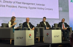 مصر للطيران تشارك في جلسة نقاشية عن شركات الطيران في مؤتمر ISTAT الخاص بالشرق الأوسط وأفريقيا