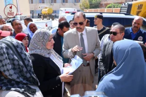 محافظ سوهاج يتفقد مستوى الخدمات المقدمة للمواطنين بقريتي الشباتية وعرابة أبو الدهب بمركز سوهاج