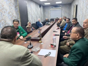 اجتماع أمانة العلاقات الحكومية بحزب مستقبل وطن بمحافظة البحيرة لوضع خريطة خطة المرحلة المقبلة.