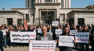 ضحايا قانون المرأة يطالبون ” العداله في رؤية واستضافة الابناء