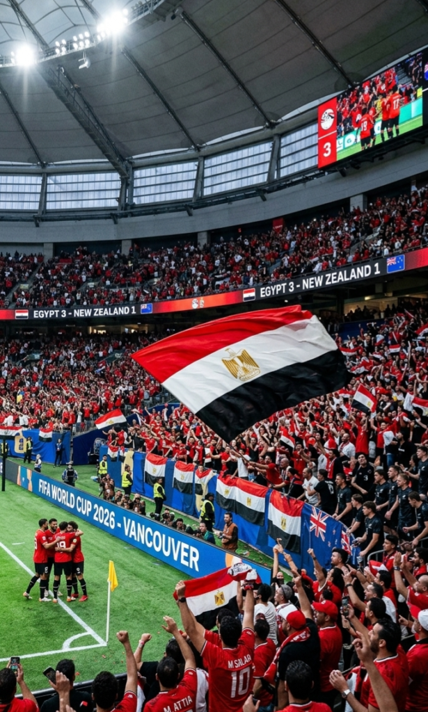 فرحة مصرية في كندا الفراعنة يكتبون التاريخ بثلاثية في المونديال 2026