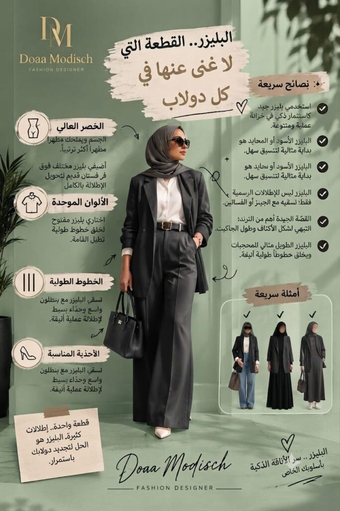 البليزر.. القطعة التي لا غنى عنها في كل دولاب