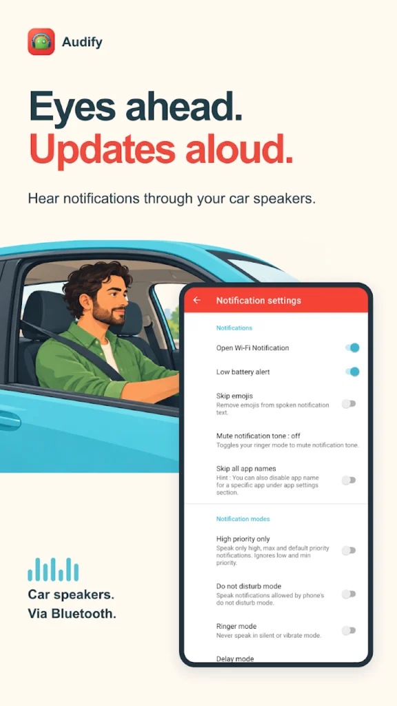 قراءه جميع رسائل الاشعارات بالصوت - لقطة شاشة 6